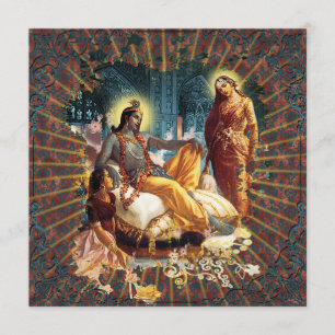 Invitation Dévotion - carte, invitation, saluant