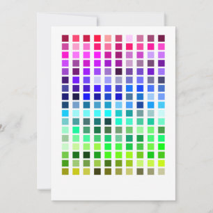 Invitation d'exemple de couleur 1
