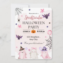 Invitation d'Halloween