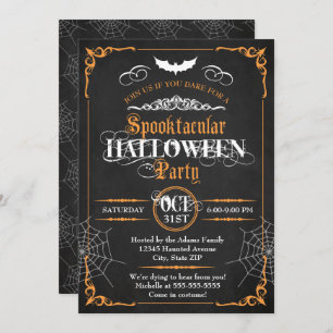 Invitation d'Halloween