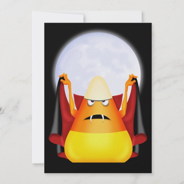 Invitation d'Halloween (Devant)