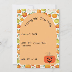 Invitation d'Halloween