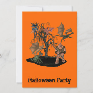Invitation d'Halloween à Ogre Goblins