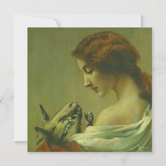 Invitation d'Halloween bizarre (Devant)