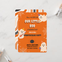 Invitation d'Halloween du 2e anniversaire