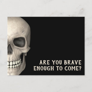 Invitation d'Halloween effrayant - Carte postale