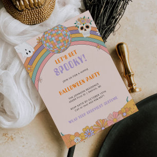 Invitation d'Halloween rétro pour une Halloween Su