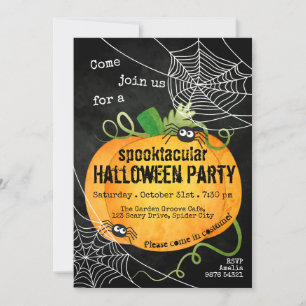 Invitation d'Halloween Spooktaculaire