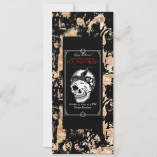 Invitation d'Halloween vintage - Costume Party