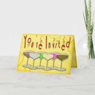 Invitation d'heure heureuse