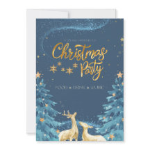 Invitation d'hiver moderne flocon de neige Noël XM