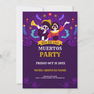 Invitation Día De Los Muertos