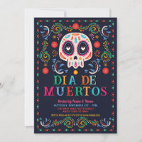 Dia De Muertos fête d'anniversaire Fiesta Crâne me