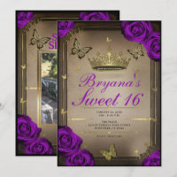 Diadèmes Papillons Roses Violets Clair 16 Ans