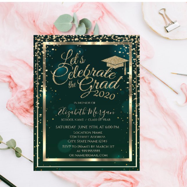 Invitation Diagramme de la catégorie Diagramme Étoiles Green  (Créateur téléchargé)