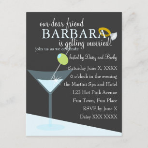 Invitation Diamond Martini
