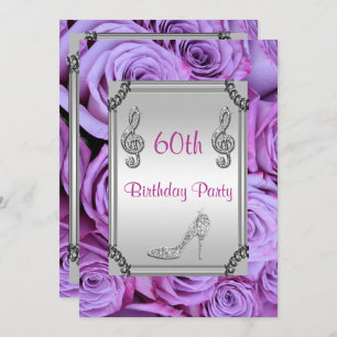 Invitation Diamond Music Note, Roses Stiletto et Lilac 60e