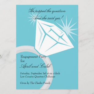 Invitation Diamond Ring Bling