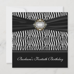 Invitation Diamond Womans Zebra fête ses 40 ans