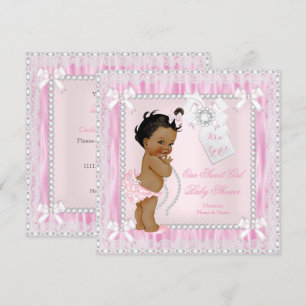 Invitation Diamonds Lace Douce Petite Fille Ethnique Baby Sho