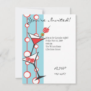 Invitation Dice Martini