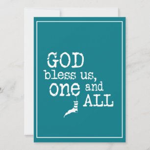 Invitation Dieu Nous Bénisse Un Et Tous Noël