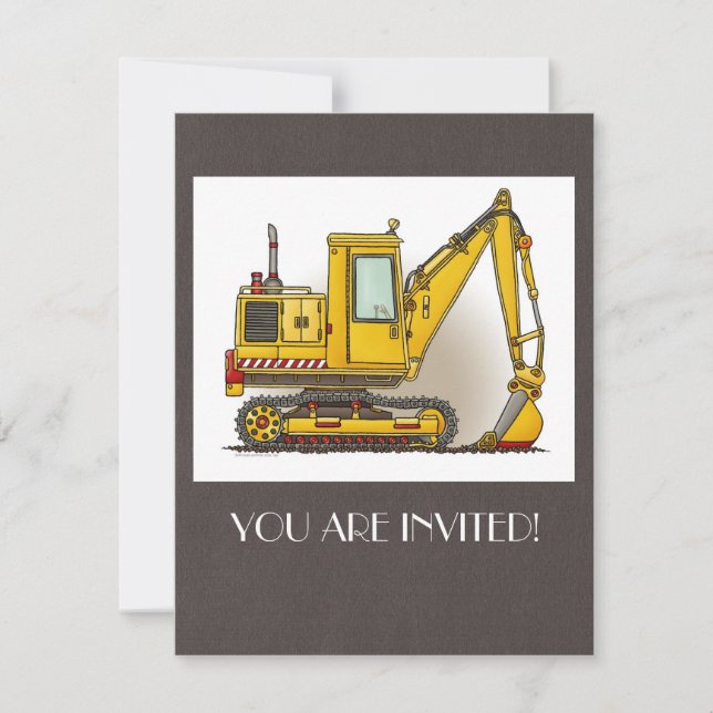 Invitation Digger Shovel (Devant)