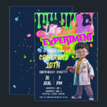 Invitation Digital Glow Science TEM Expérience téléchargeable<br><div class="desc">Invitations petits scientifiques à une fête d'anniversaire passionnante sur le thème de la science avec cette invitation téléchargeable à l'expérience STEM! Doté d'un design amusant inspiré du laboratoire avec des finitions et des objets, cet invitation numérique personnalisé est parfait pour les enfants amateurs de STEM, les futurs scientifiques et les...</div>