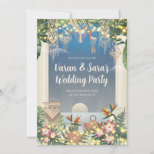 Invitation Digital Indian Cocktail Party Inde