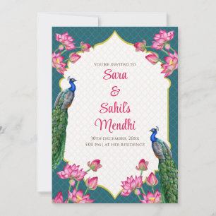 Invitation Digital Mehndi invitation & Digital Dho