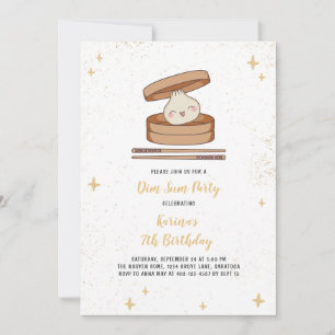 Invitation Dim Sum Dumpling Party