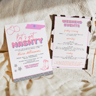 Invitation DINA Space Cowgirl Desert Obtenons Nashty Bach I