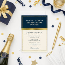 Dîner annuel de remerciement des clients