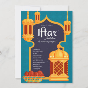Invitation Dîner aux lanternes Iftar