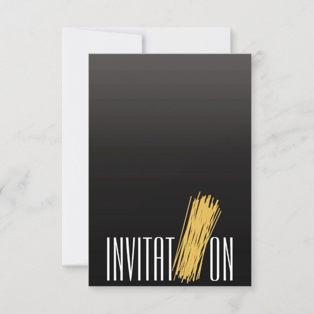 Invitation Dîner Cuisine Party Italien Spaghetti Marine (Devant)