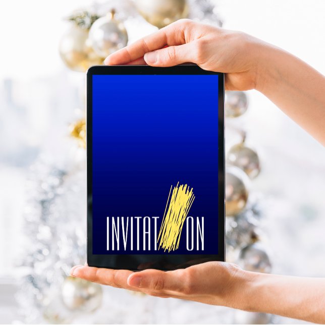 Invitation Dîner Cuisine Party Italien Spaghetti Marine (Créateur téléchargé)