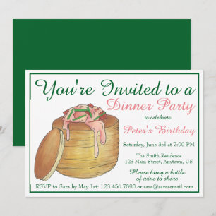 Invitation Dîner de langouste Newburg New York City