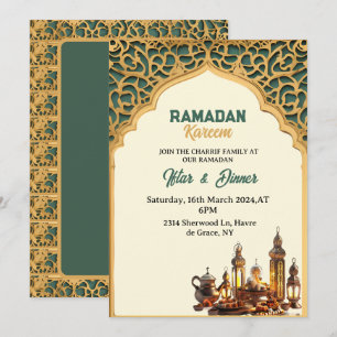 Invitation Dîner de l'Iftar Soirée du Ramadan 2025