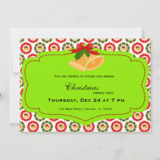 Invitation dîner de Noël