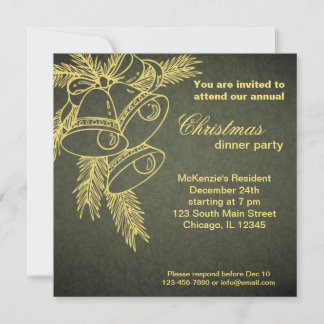 Invitation Dîner de Noël