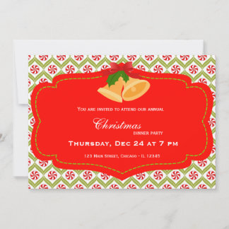 Invitation dîner de Noël