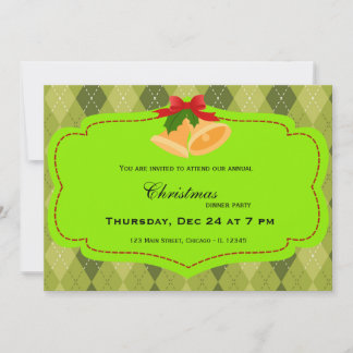 Invitation dîner de Noël