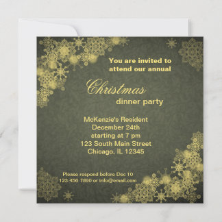 Invitation Dîner de Noël