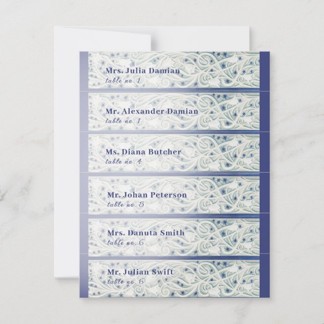 Invitation Dîner de Noël Festif Festif Foliage (Devant)