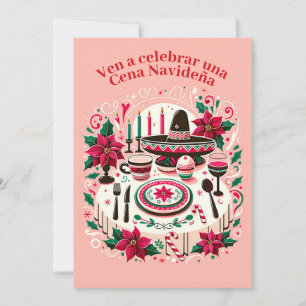 Invitation Dîner de Noël la veille de Noël