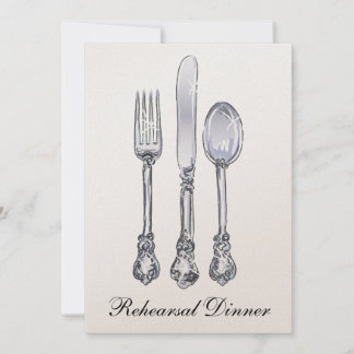 Invitation Dîner de répétition