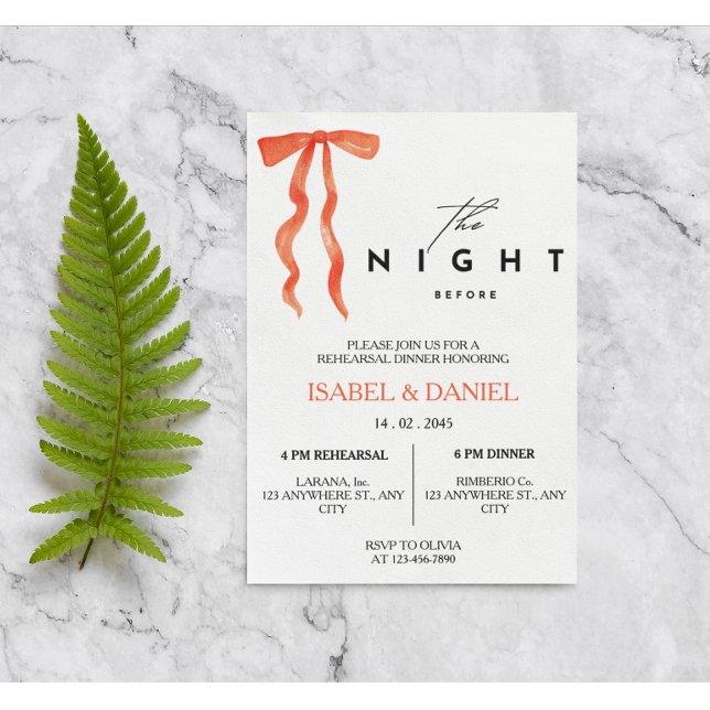Invitation Dîner de répétition d'automne ou d'automne (Créateur téléchargé)