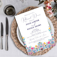 Dîner de répétition de la vibrante fiesta mexicain