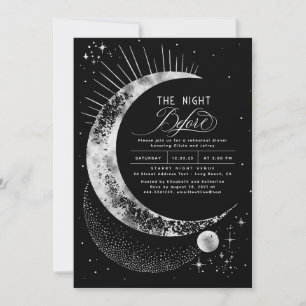 Invitation Dîner de répétition de nuit céleste Stars Moon
