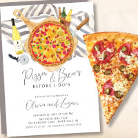 Dîner de répétition de pizza et de brasse